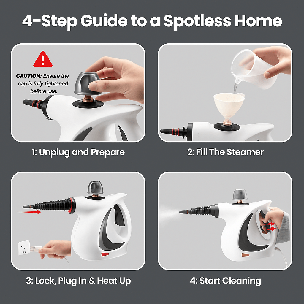 HomeVibe™ SteamPro + 12 Free Accessories