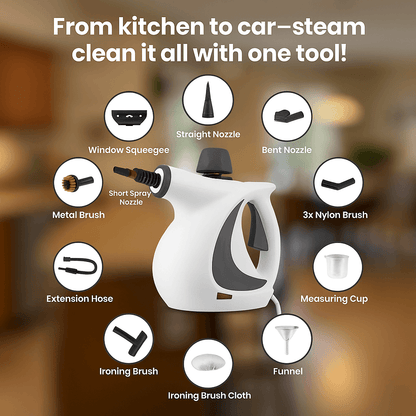HomeVibe™ SteamPro + 12 Free Accessories
