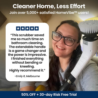 HomeVibe™ SpinScrub + 9 Free Attachments